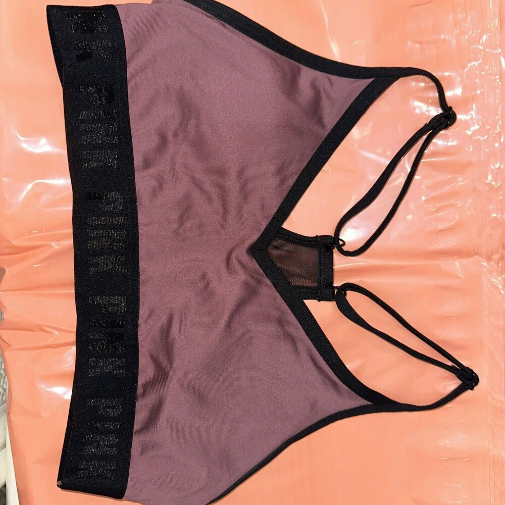 PINK Victoria's Secret Women Sports Bra Pink Rose Ultimate Lightly Lined Small